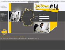 Tablet Screenshot of jobstore-arbeitsvermittlung.de